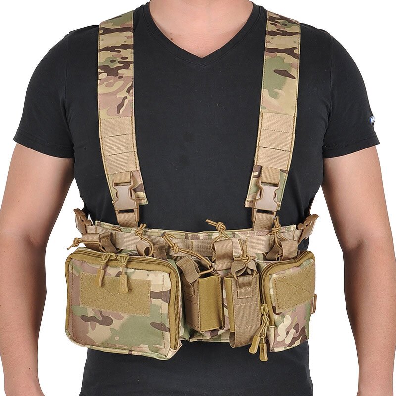 Tactical Vest Manufacturer - OEM Custom Black Oxford Chest Bag