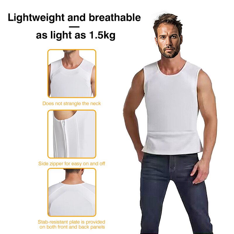 Anti-sting Vest Factory - IIIA Soft Plate Hidden Safety T-shirt