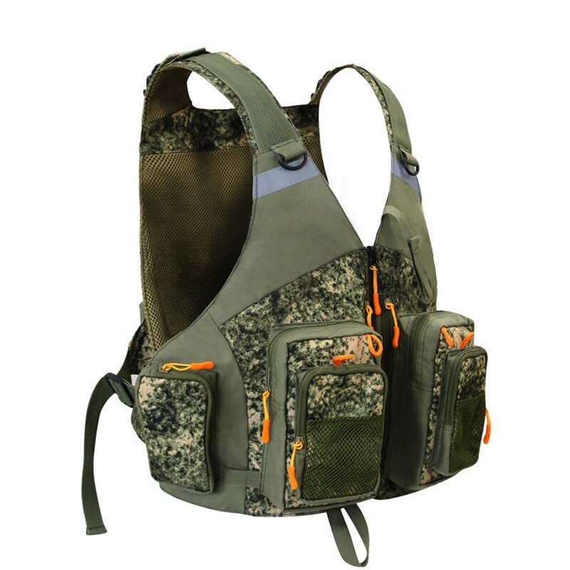 Fishing Vest Supplier - OEM Custom Waterproof Adjustable Pockets