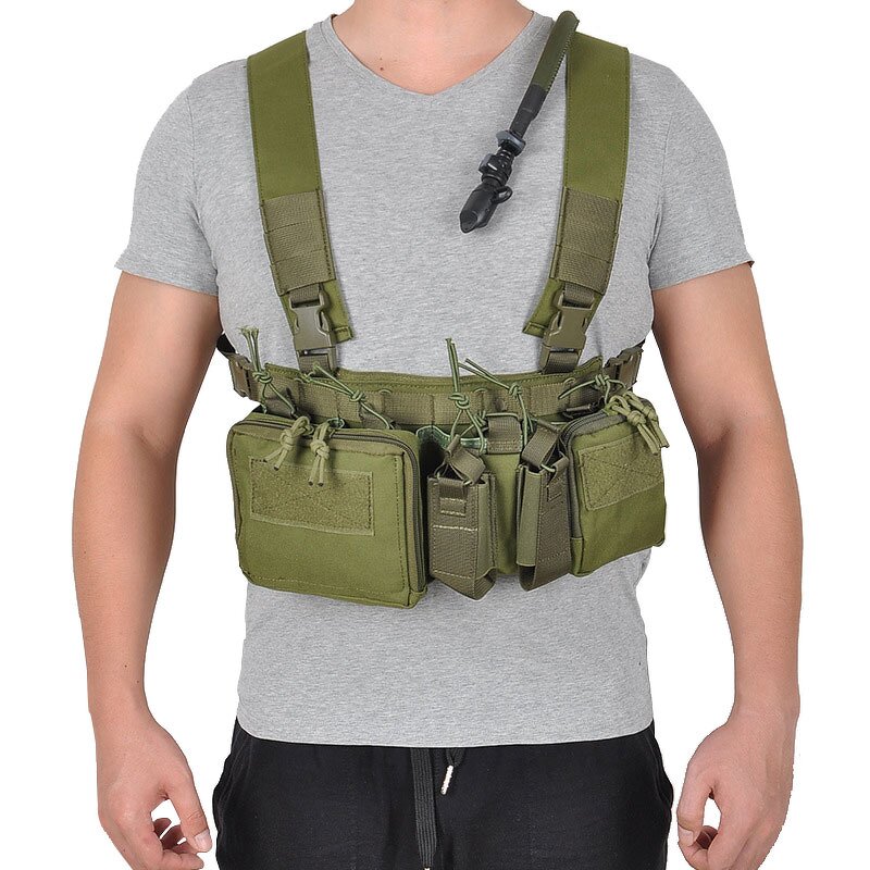Tactical Vest Manufacturer - OEM Custom Black Oxford Chest Bag