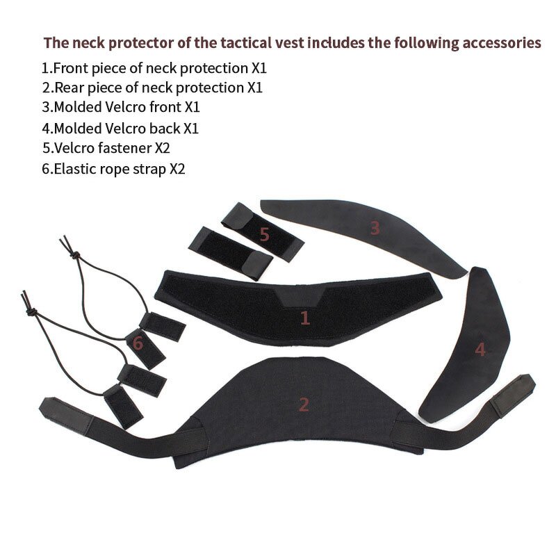 Neck Protector Manufacturer - Tactical Vest Universal Collar Protector