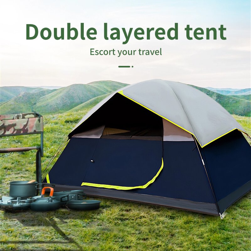 Dome Tent Factory - Hot Selling Double-Thickened Rainproof Sunblock