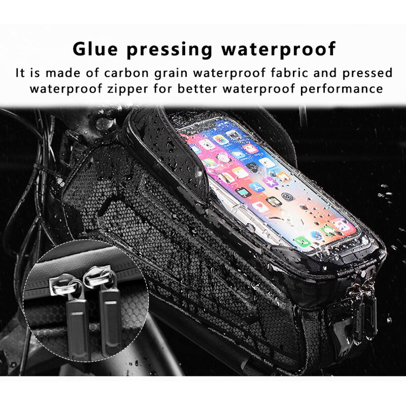 Bike Pannier Manufacturer - New Design Waterproof Hard Shell Touch Screen