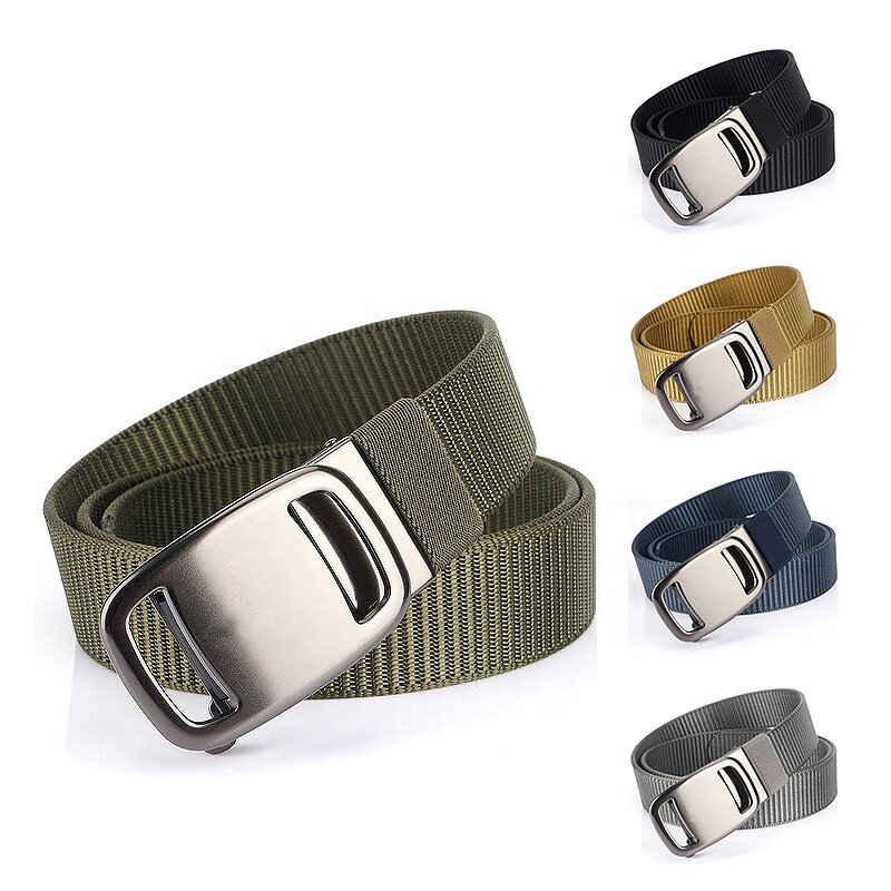 Waist Belt Factory - OEM Custom Automatic Lock Metal Buckle