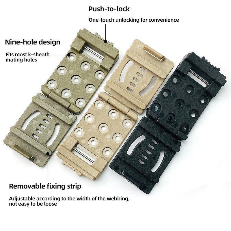 Belt Loop Kit Supplier - OEM Custom Nylon Plastic for Knife Sheath