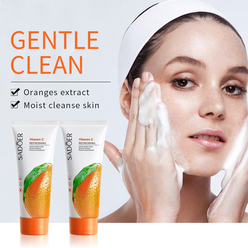 Face Cleanser Manufacturer - OEM Vitamin C Brightening Formula
