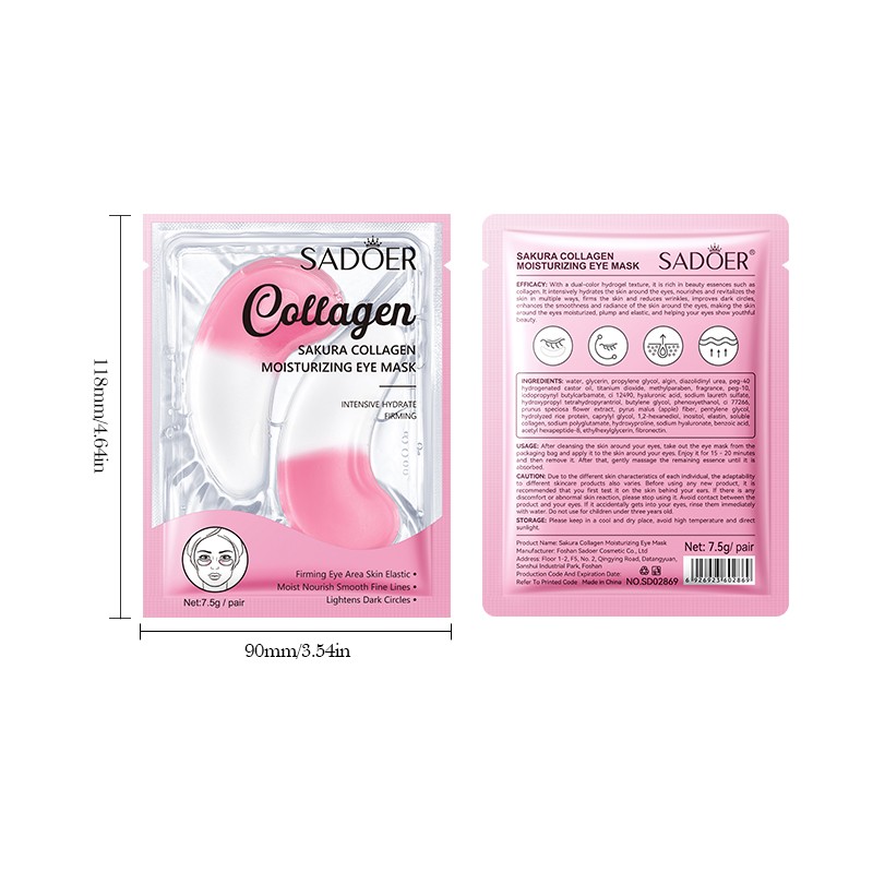 Eye Mask Manufacturer - OEM Cherry Blossom Collagen