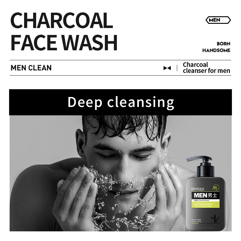 Face Cleanser Manufacturer - OEM Activated Charcoal Men