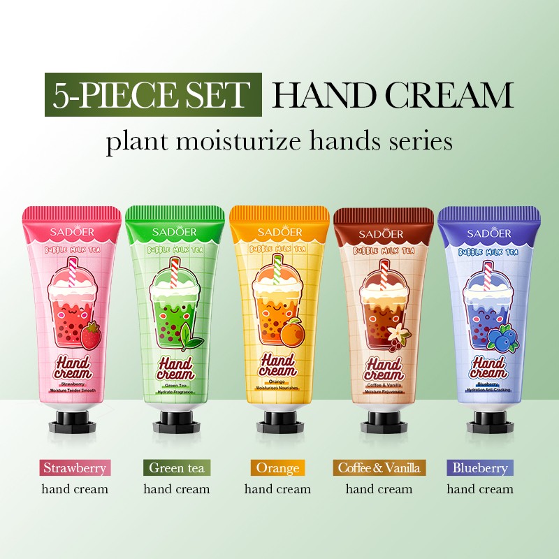 Hand Cream Set Manufacturer - OEM Milk Tea Fruit Fragrance