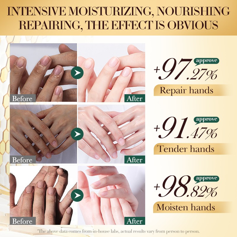 Hand Mask Factory - OEM Vitamin E Honey Repairing