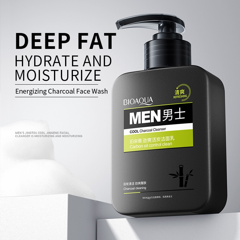 Face Cleanser Manufacturer - OEM Activated Charcoal Men