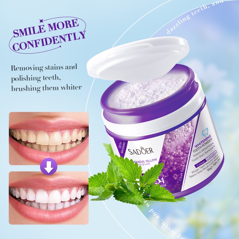 Teeth Whitening Powder Manufacturer - OEM Mint Flavor Powder