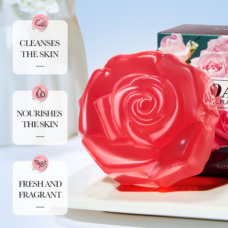 Fragrant Soap Manufacturer - OEM Rose Flower Cleaning