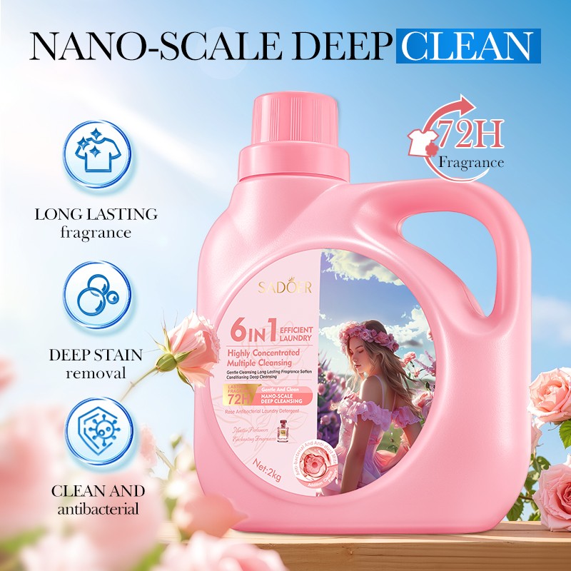 Laundry Detergent Factory - OEM Rose Fragrance Antibacterial