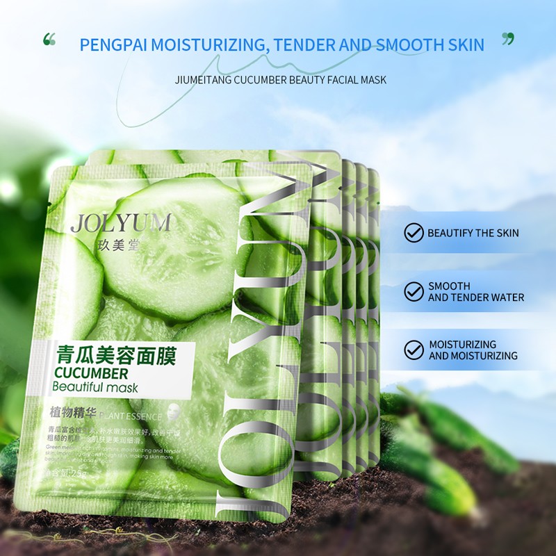 Facial Sheet Mask Factory - OEM Cucumber Whitening Moisturizing