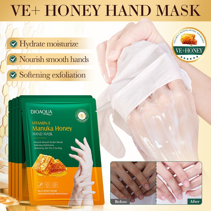 Hand Mask Factory - OEM Vitamin E Honey Repairing