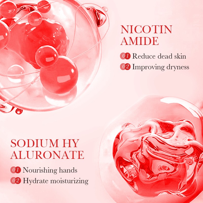 Hand Mask Factory - OEM Cherry Nicotinamide Exfoliating