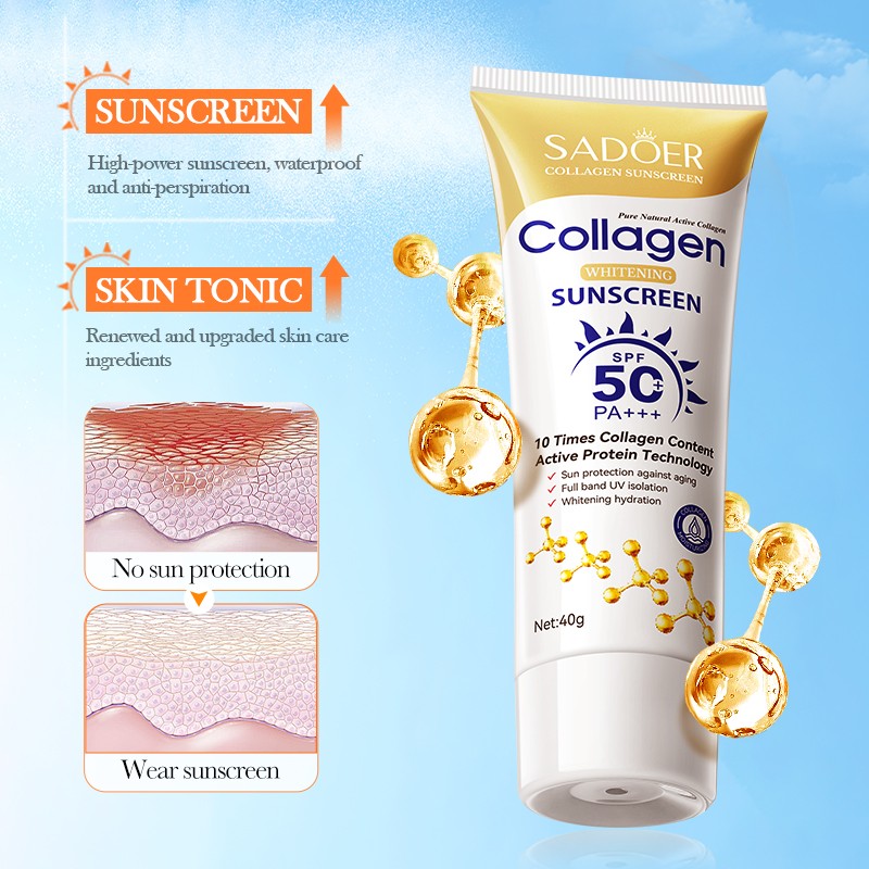 Sunscreen Factory - OEM Collagen Whitening Waterproof