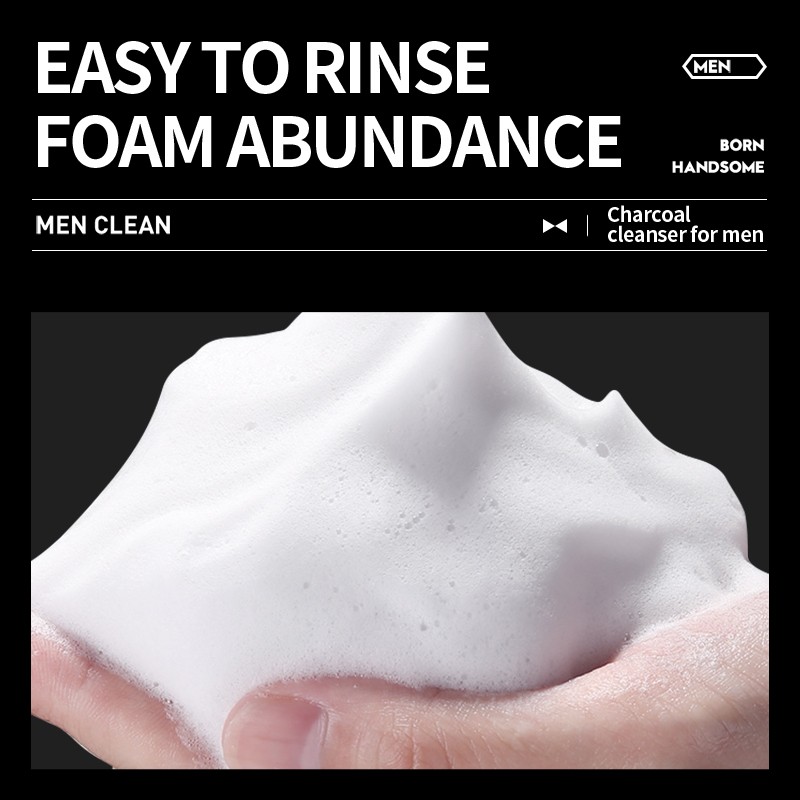 Face Cleanser Manufacturer - OEM Activated Charcoal Men