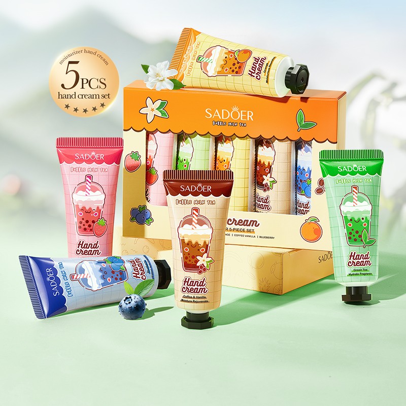 Hand Cream Set Manufacturer - OEM Milk Tea Fruit Fragrance
