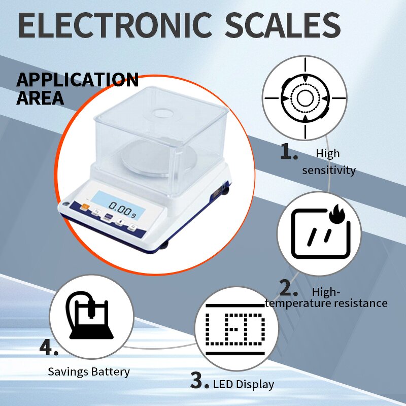 Electronic Balance Factory - YIRUI XY3000-2C 3100g 0.01g LCD