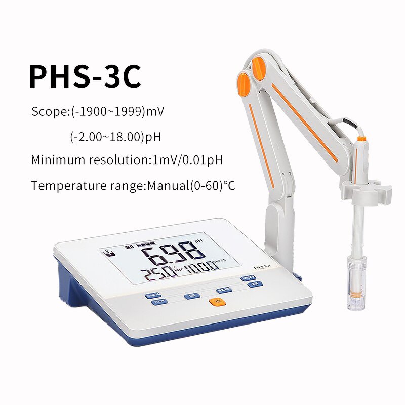 PH Meter Manufacturer - High Precision Desktop PHS 3C Customizable