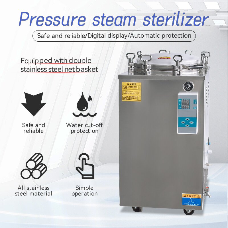Steam Sterilizer Factory - 100-150L Hospital Spices Herb Lab