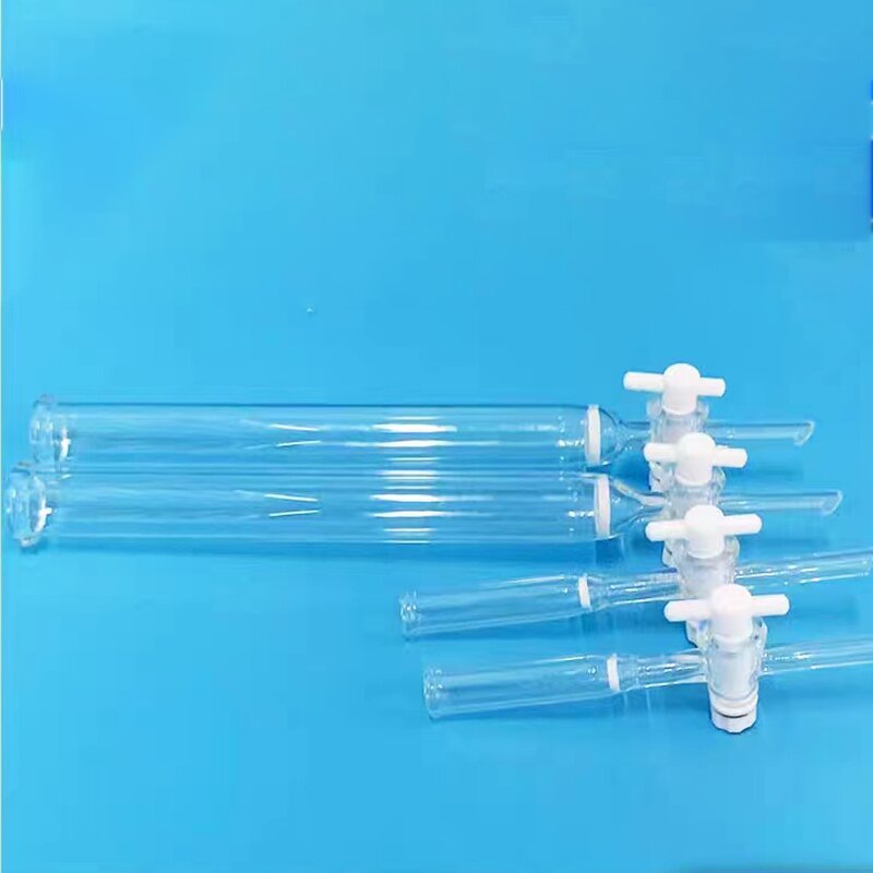 Chromatographic Column Manufacturer - Borosilicate Glass with PTFE Stopcock