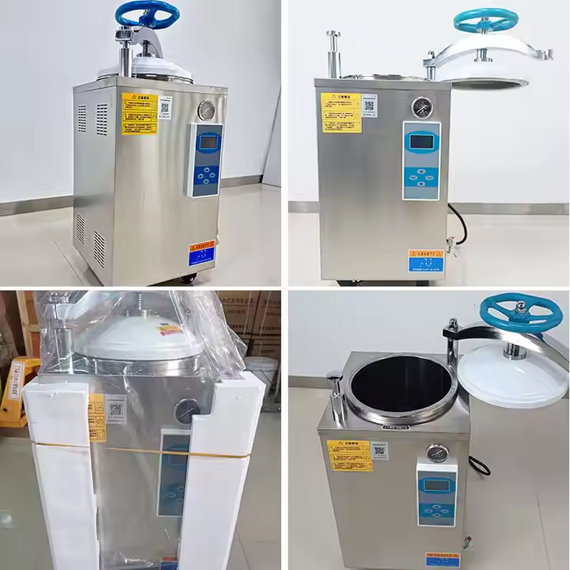 Autoclave Steam Sterilizer Factory - Vertical 35-100L Mushroom Sterilization