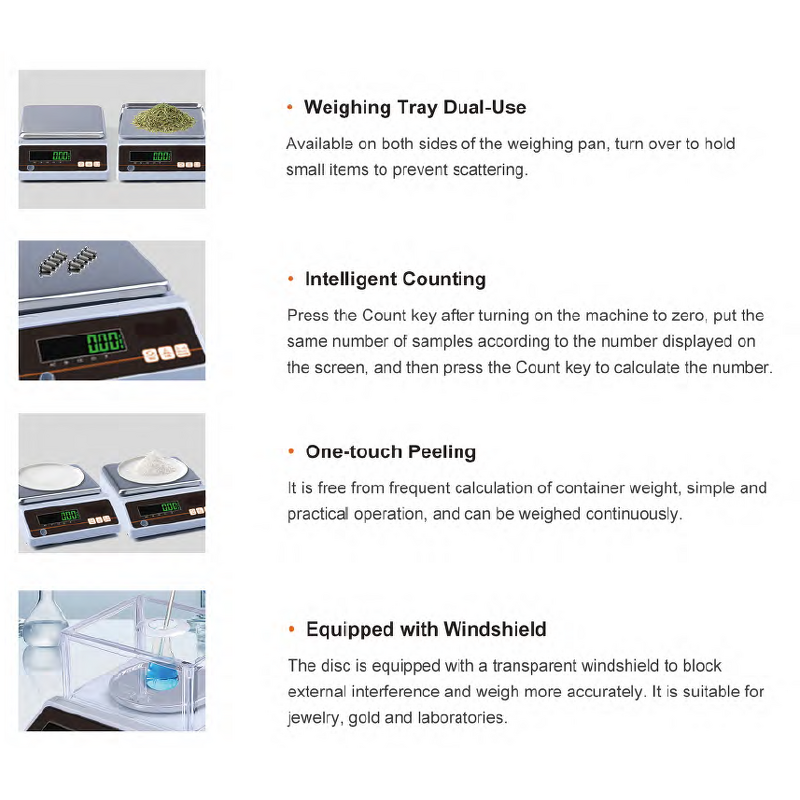 Laboratory Balance Factory - RT Series 0.001g Cost-effective Windshield