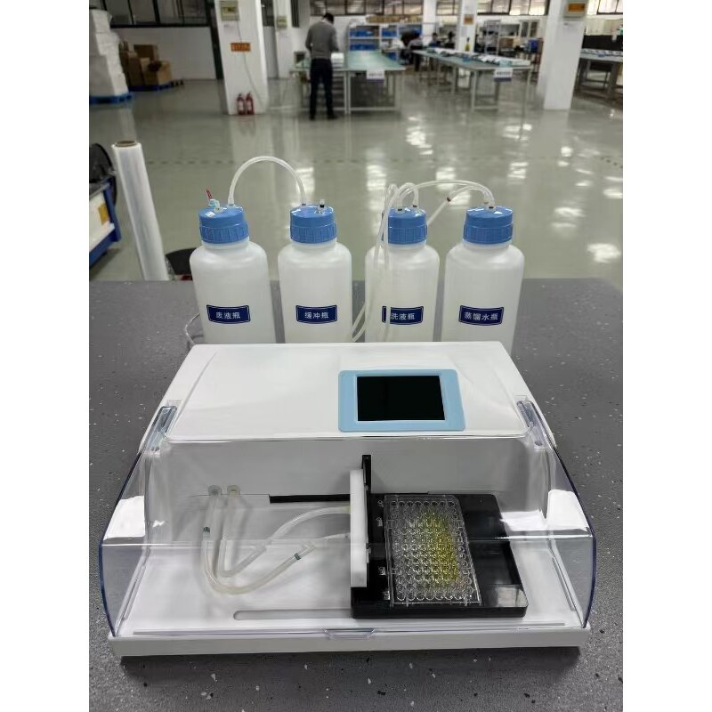 Microplate Washer Manufacturer - 8/12 Channel Elisa Touch Screen