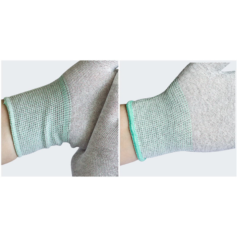 Safety Gloves Supplier - OEM PU Coating Carbon Fiber ESD Gloves