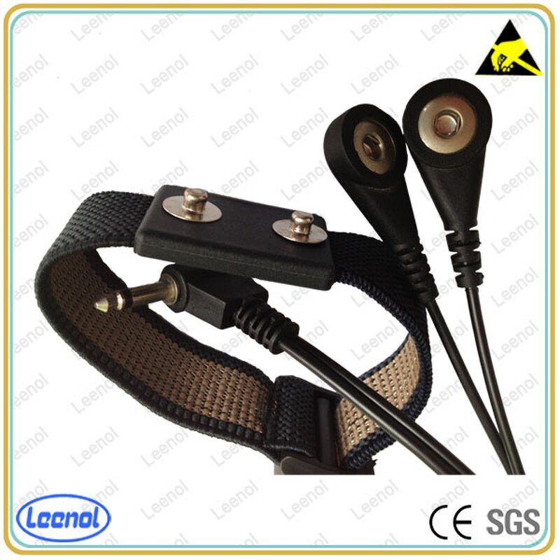 ESD Wrist Strap Supplier - OEM Dual Wire Fabric Anti-static