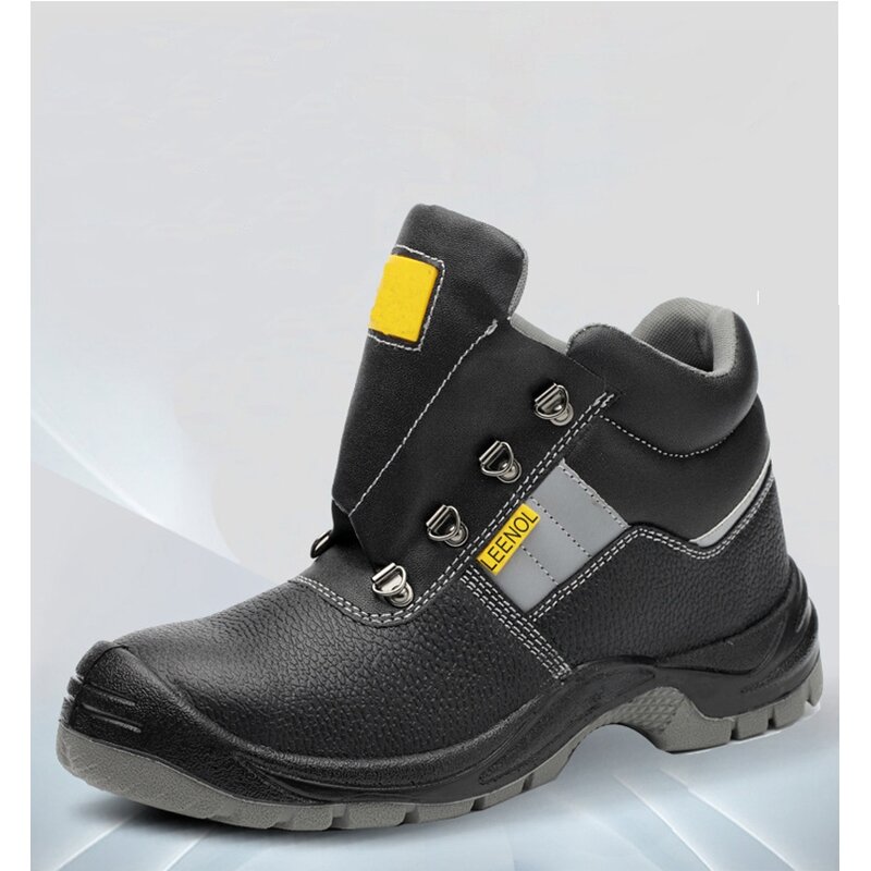 Safety Shoes Factory - OEM Shin Anti-static Cow Leather Shoes