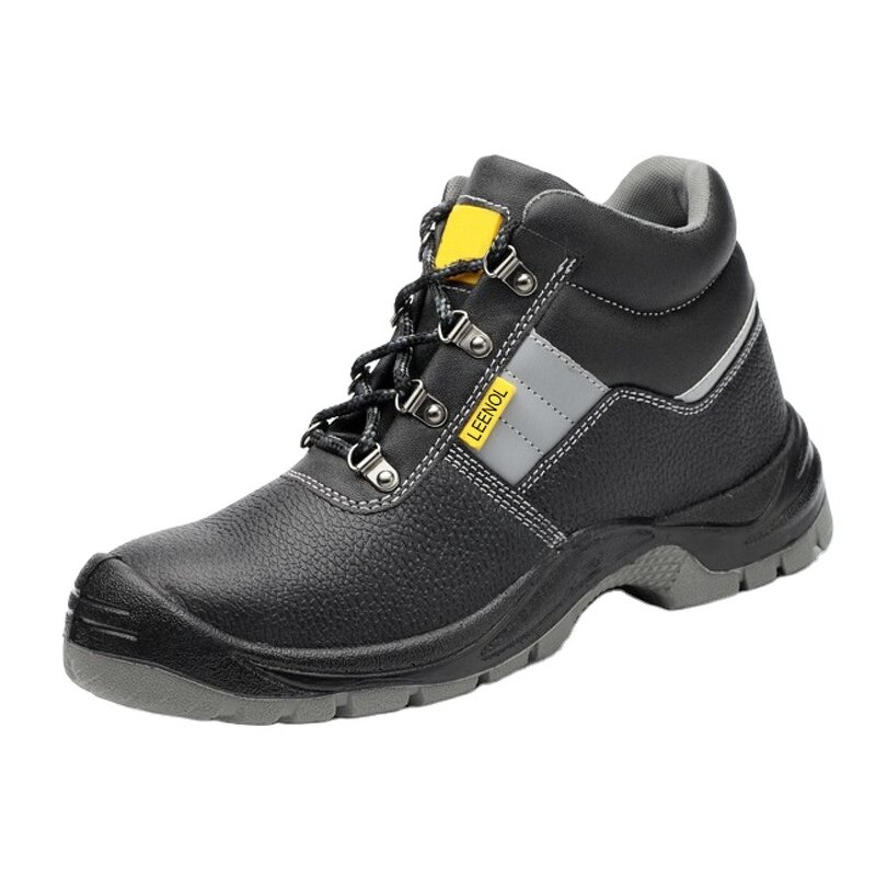 Safety Shoes Factory - OEM Shin Anti-static Cow Leather Shoes