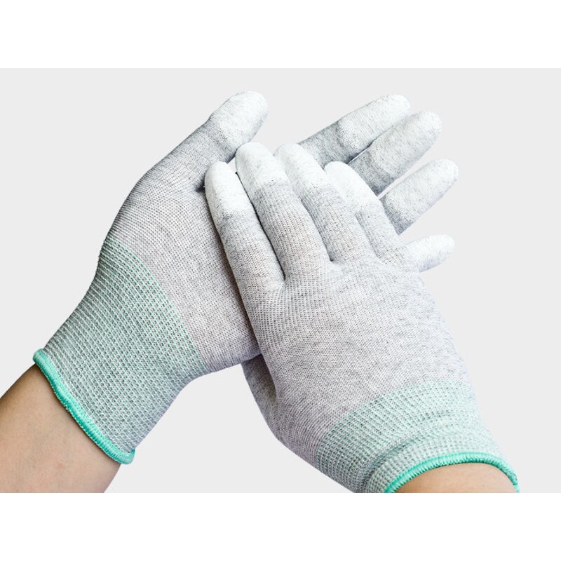 Safety Gloves Supplier - OEM PU Coating Carbon Fiber ESD Gloves