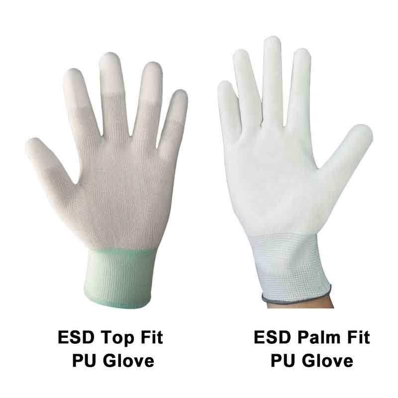 ESD Gloves Factory - OEM Nylon Anti Static PU Coating Gloves