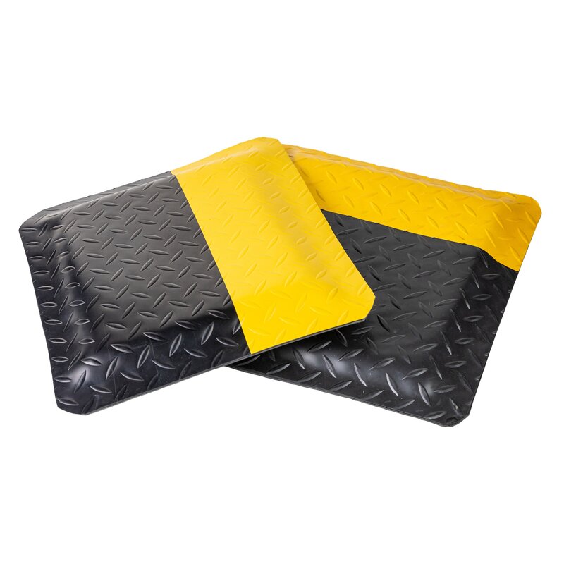 ESD Floor Mat Supplier - OEM Yellow Black Anti-fatigue Workshop