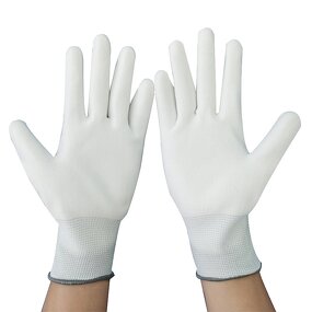 Safety Gloves Supplier - OEM Customized Logo 13g Polyester Gloves