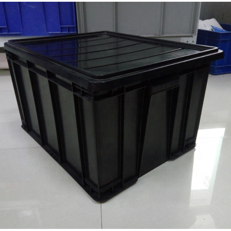 Plastic Bin Factory - OEM Anti-static Black Bin Conductive Container