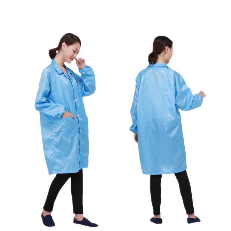 ESD Coverall Factory - OEM Anti-Static Zip Lock Unisex Suit