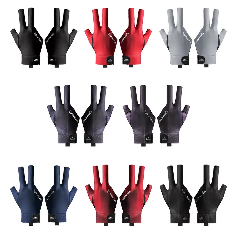Billiard Gloves Supplier - OEM Custom Three Finger Snooker Cue