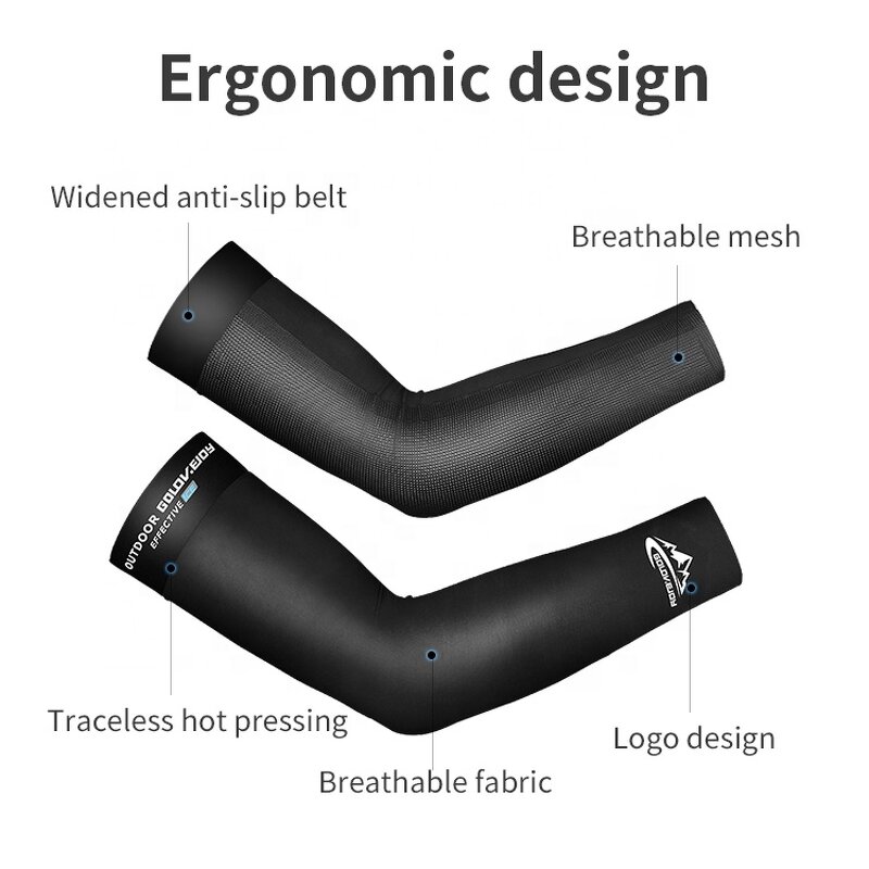 Arm Sleeves Factory - OEM Ice Silk Breathable Compression Cover