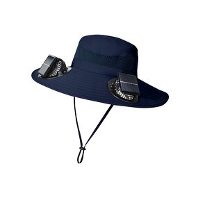 Summer Hat Supplier - OEM Outdoor Solar Fan Waterproof Nylon