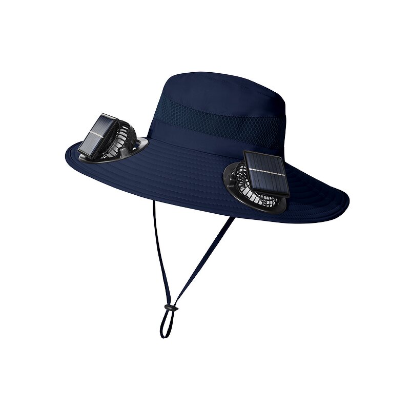 Summer Hat Supplier - OEM Outdoor Solar Fan Waterproof Nylon