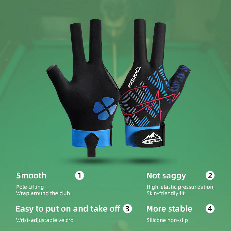 Pool Gloves Supplier - OEM Custom Breathable Billiards Table Gloves