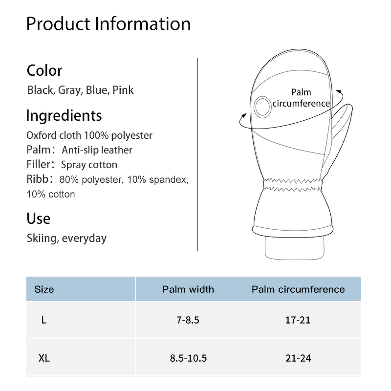 Ski Gloves Factory - OEM Custom Winter Waterproof Leather Ski