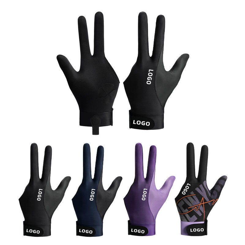 Cue Gloves Factory - OEM Durable 3-finger Breathable Billiard