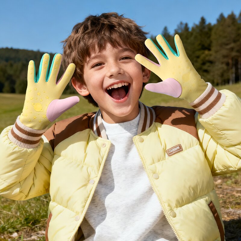 Windproof Gloves Factory - OEM Child Windproof Ski Gloves Warm