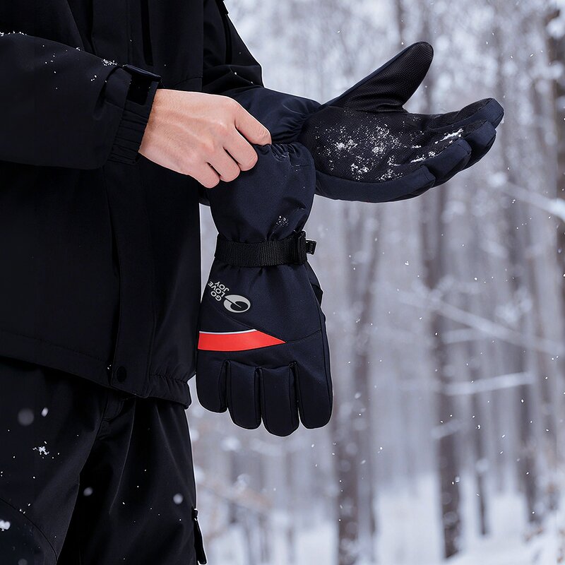 Ski Gloves Supplier - OEM Windproof Ski Gloves Warm Flexible